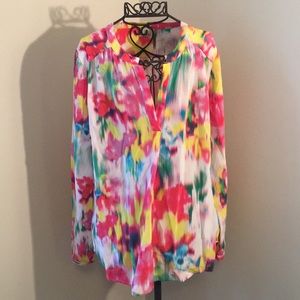 100% Silk v-Neck Tunic